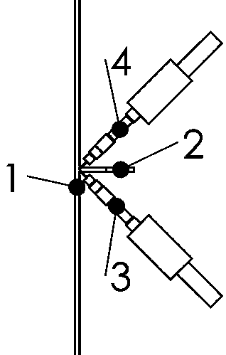 A wrapping process suitable for automatic welding of horizontal fillet welds