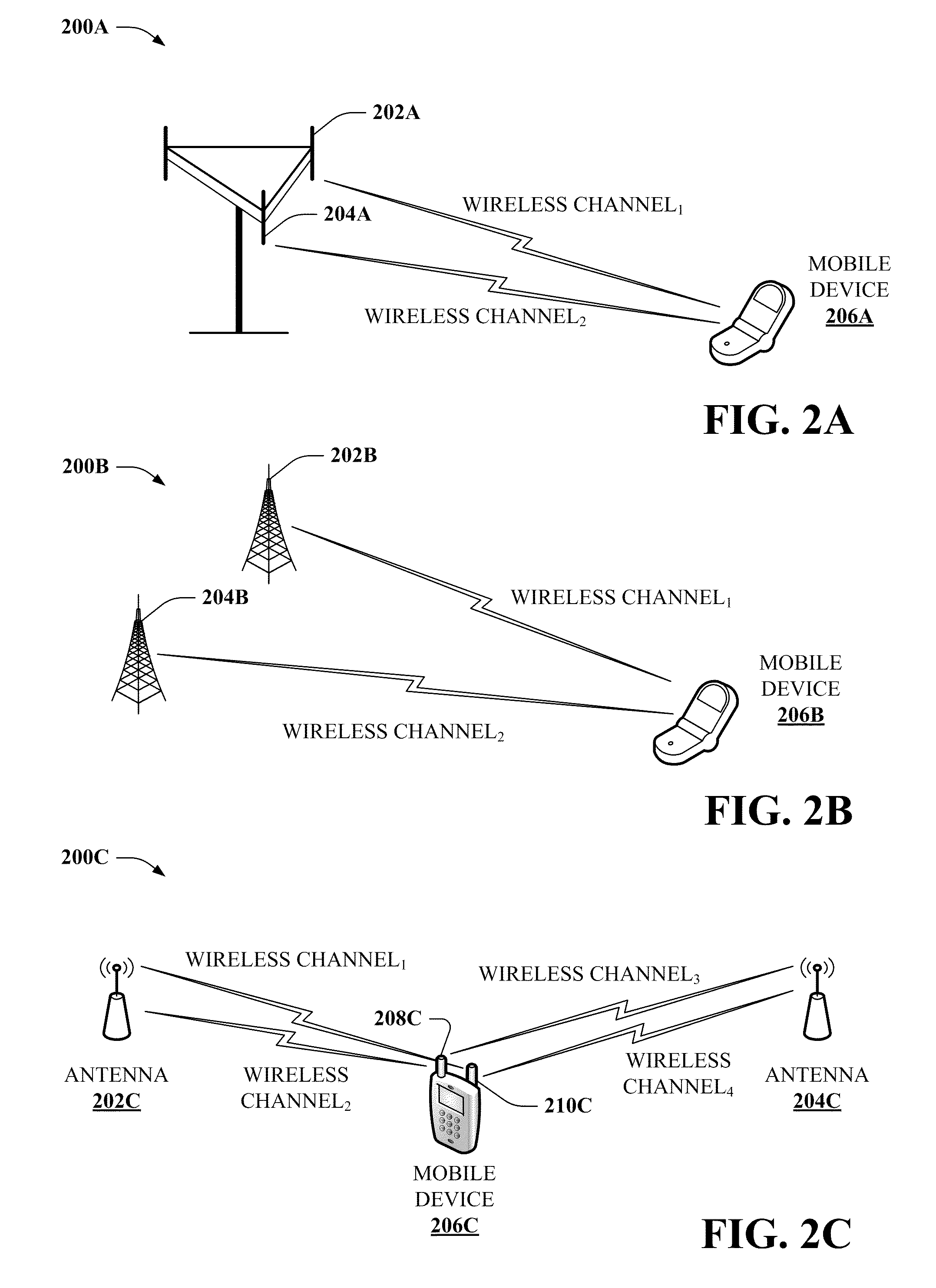 Multi-term demapping for multi-channel wireless communication