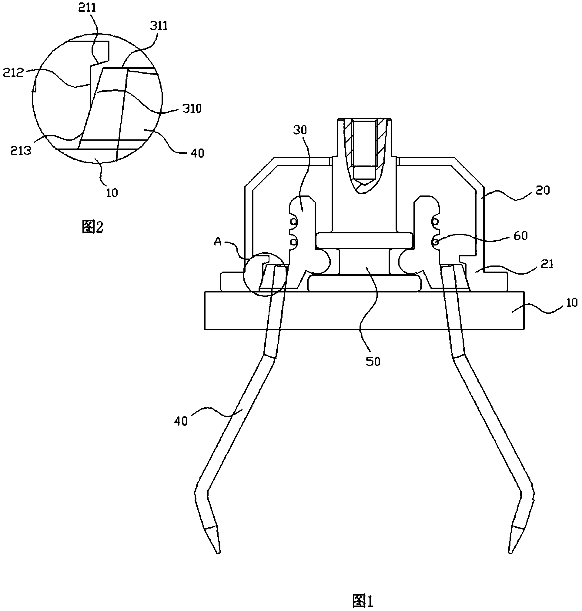Claw disc mechanism of noodle grabbing machine