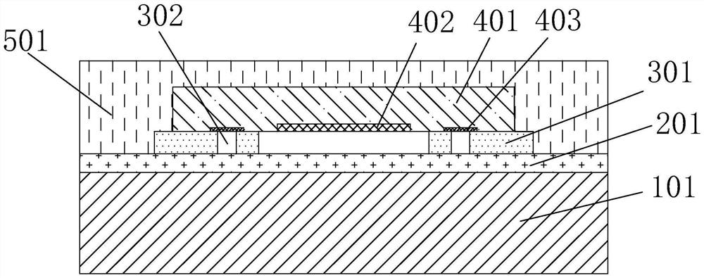 Filter fan-out packaging structure and manufacturing method thereof