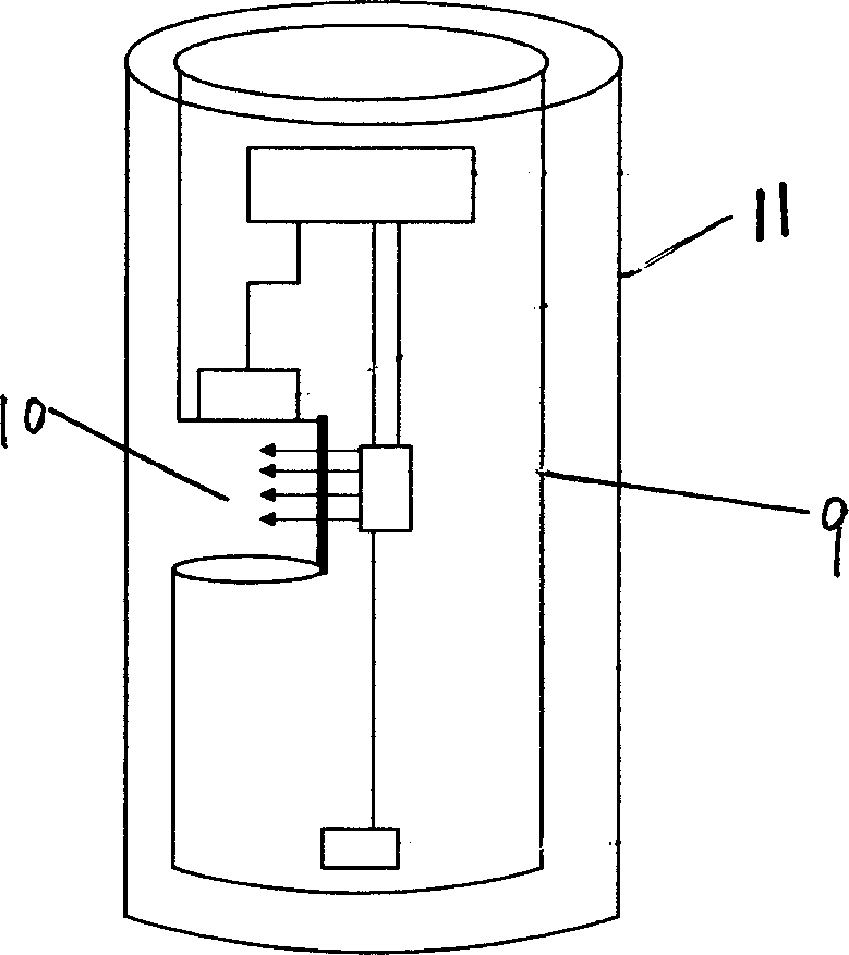 Method and device for classified detecting density of phytoplankton under water in site