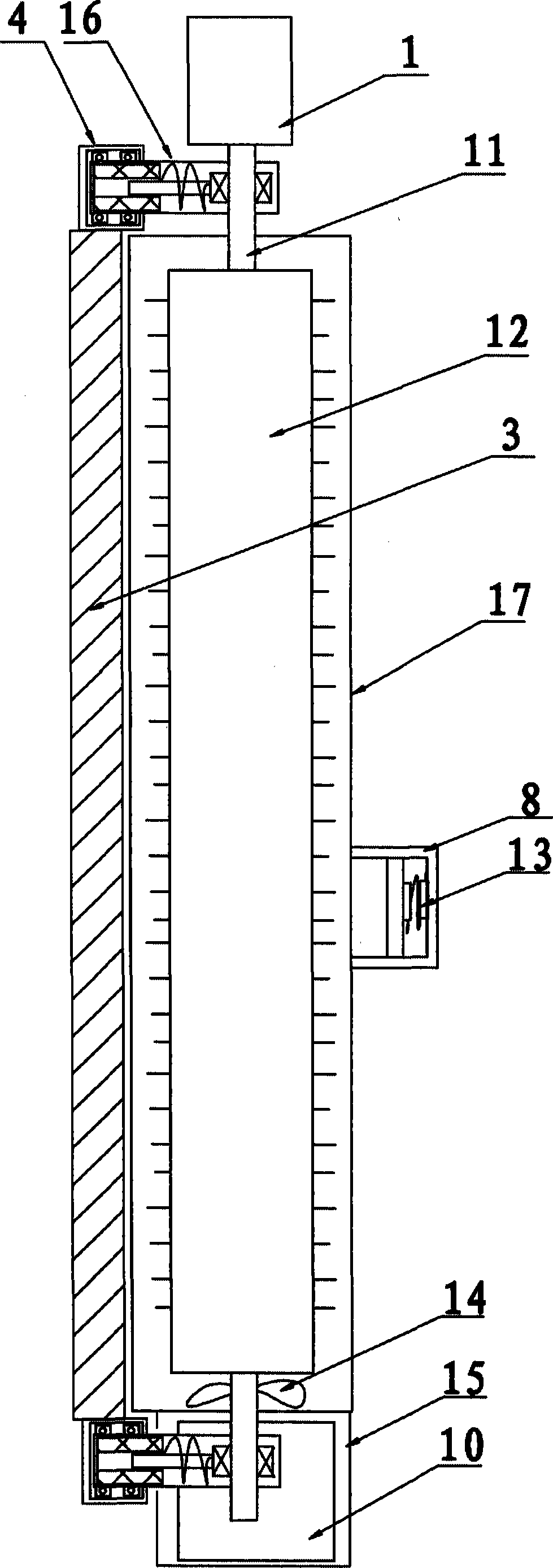 Blackboard with automatic dust collection eraser