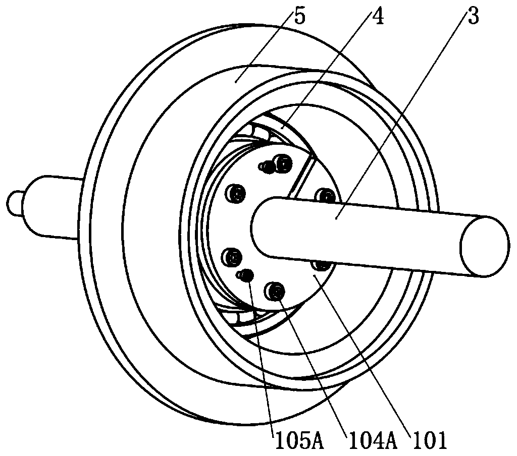 Rotor test bench support position adjustment and bearing pre-tightening device