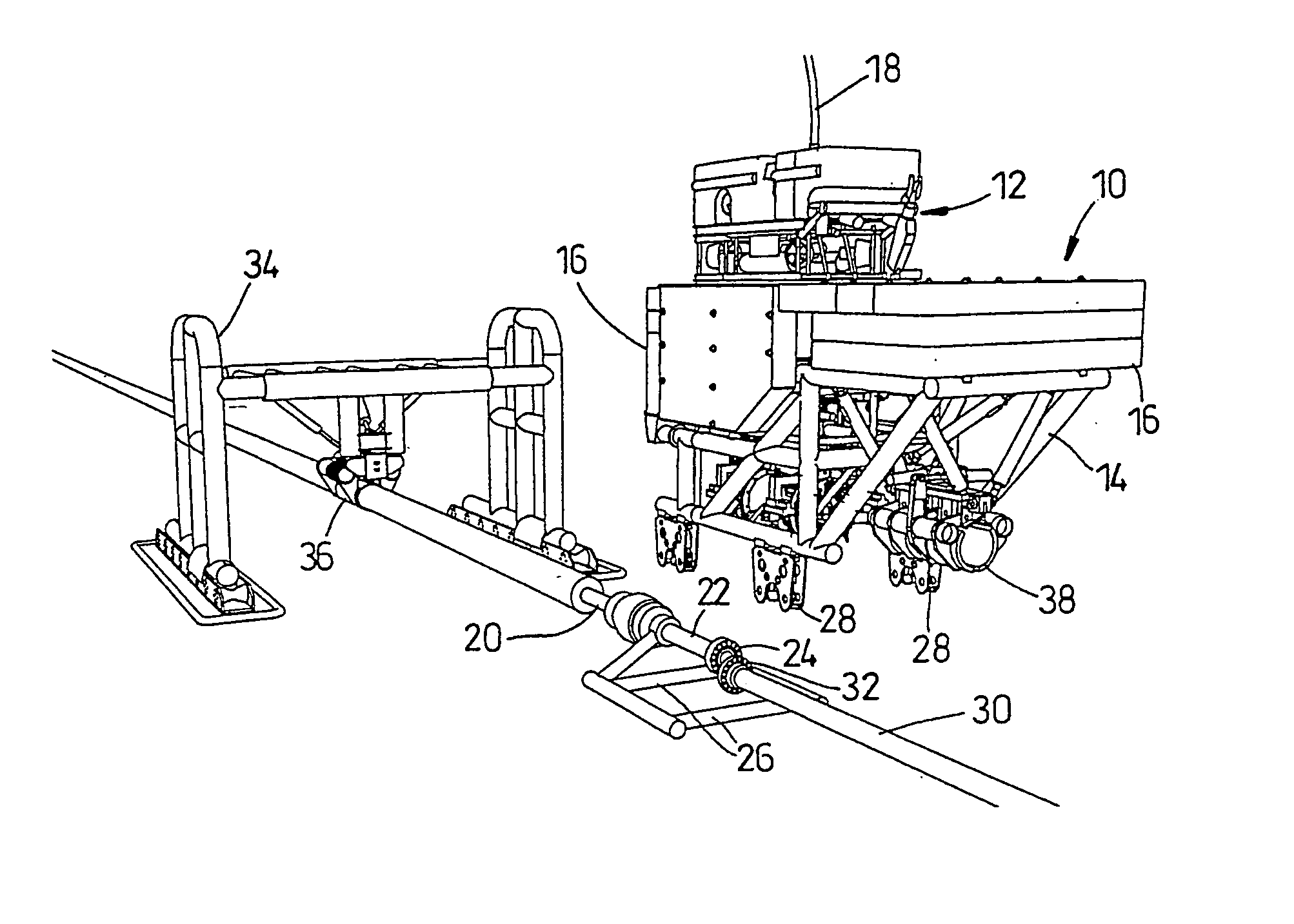 Remote bolted flange connection apparatus and methods of operation thereof