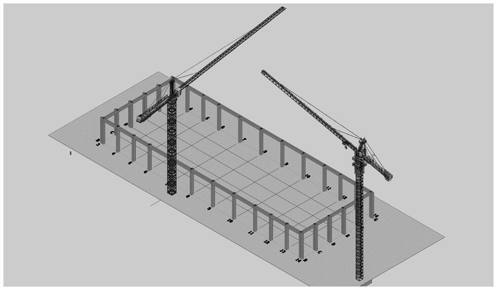 Large-span steel structure net rack lifting construction method