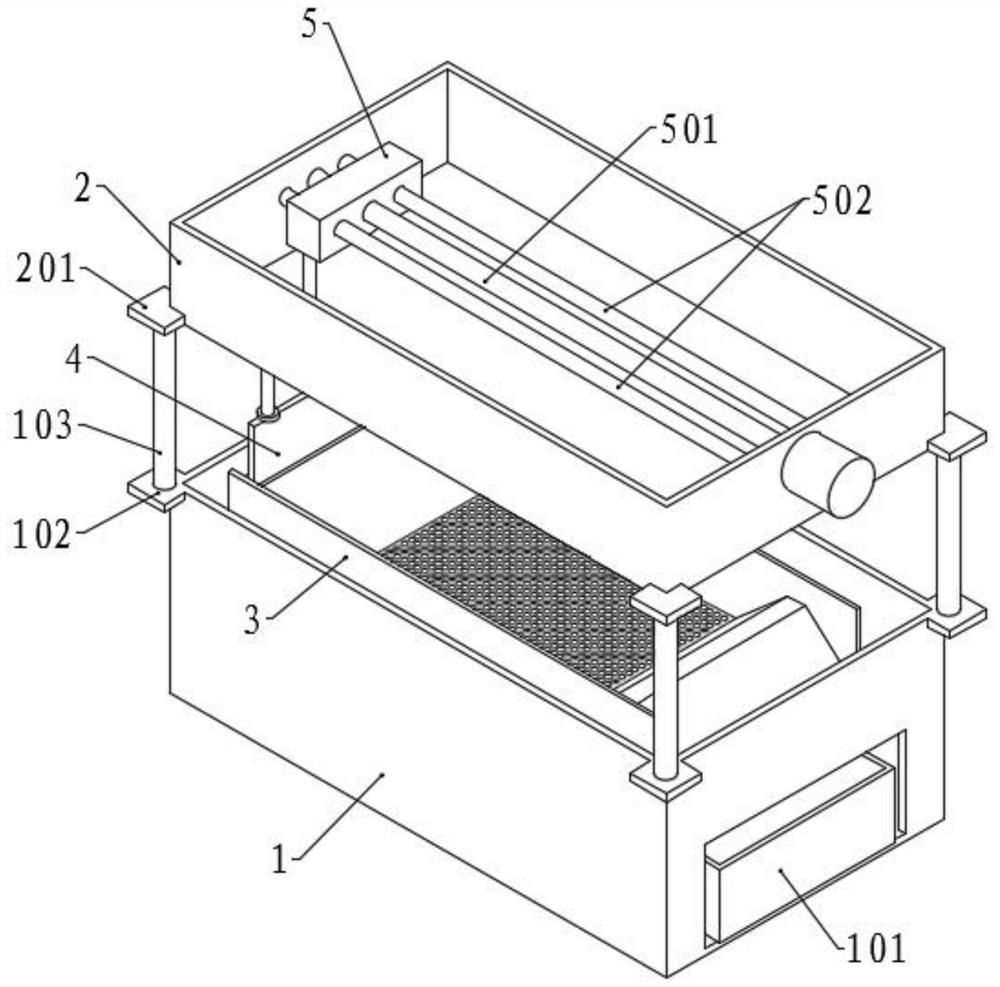 Dye processing equipment for cloth pretreatment dyeing process