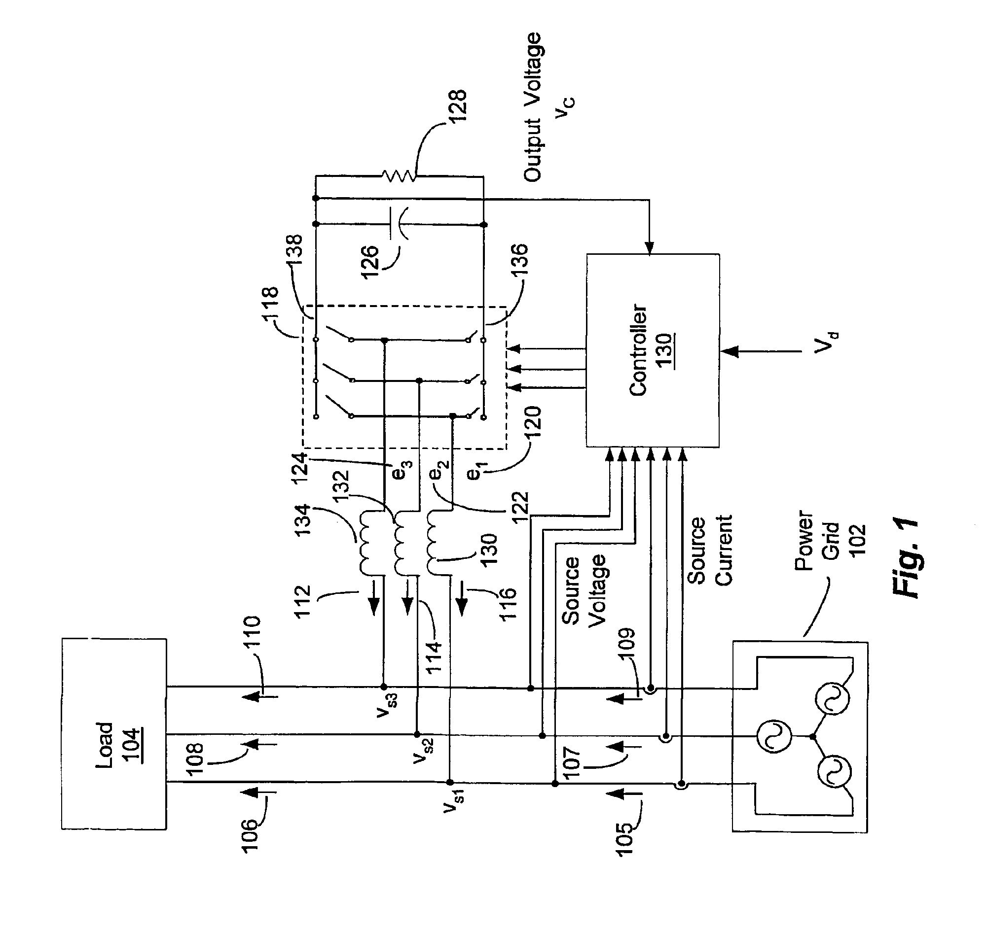 Adaptive controller for d-statcom in the stationary reference frame to compensate for reactive and harmonic distortion under unbalanced conditions