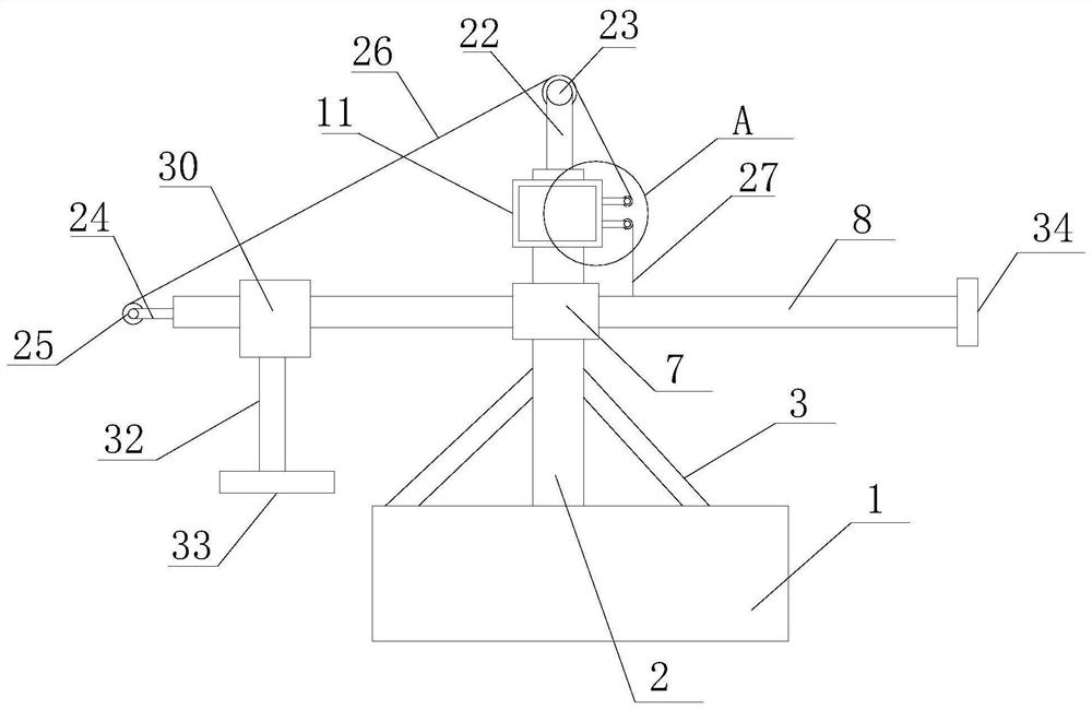 Motion guide rail type power transmission line insulator automatic detection device