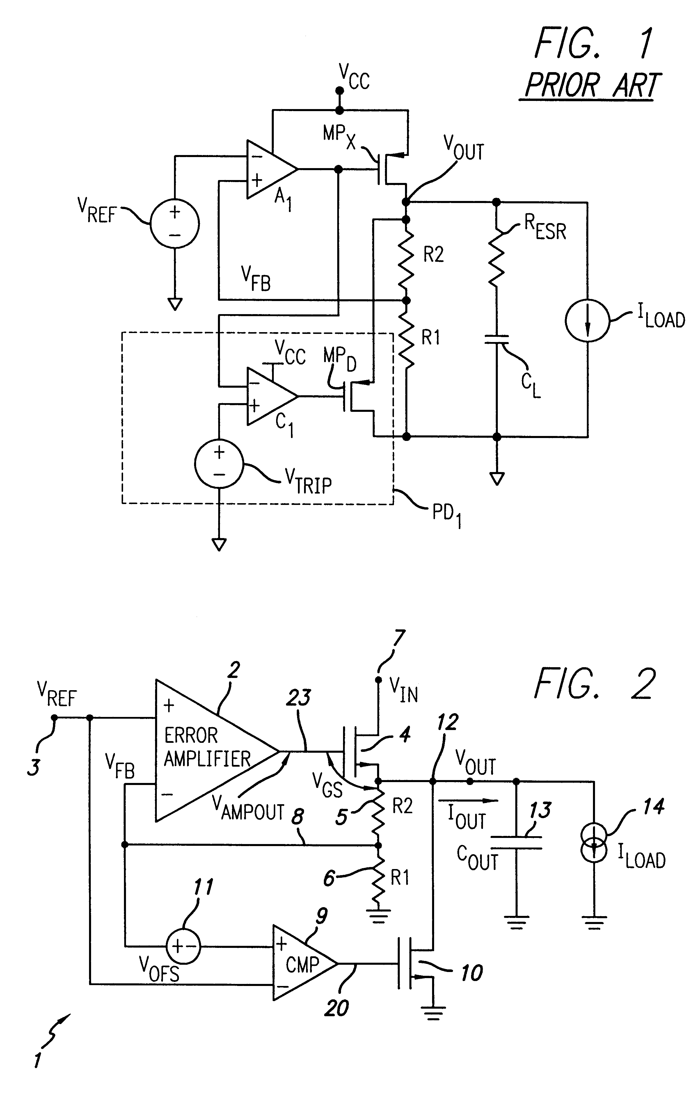 Overvoltage sensing and correction circuitry and method for low dropout voltage regulator
