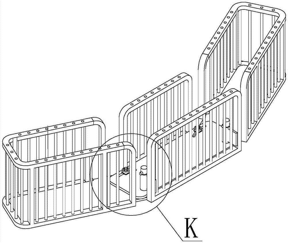 Chimney beacon paint surrounding rope type construction basket and method