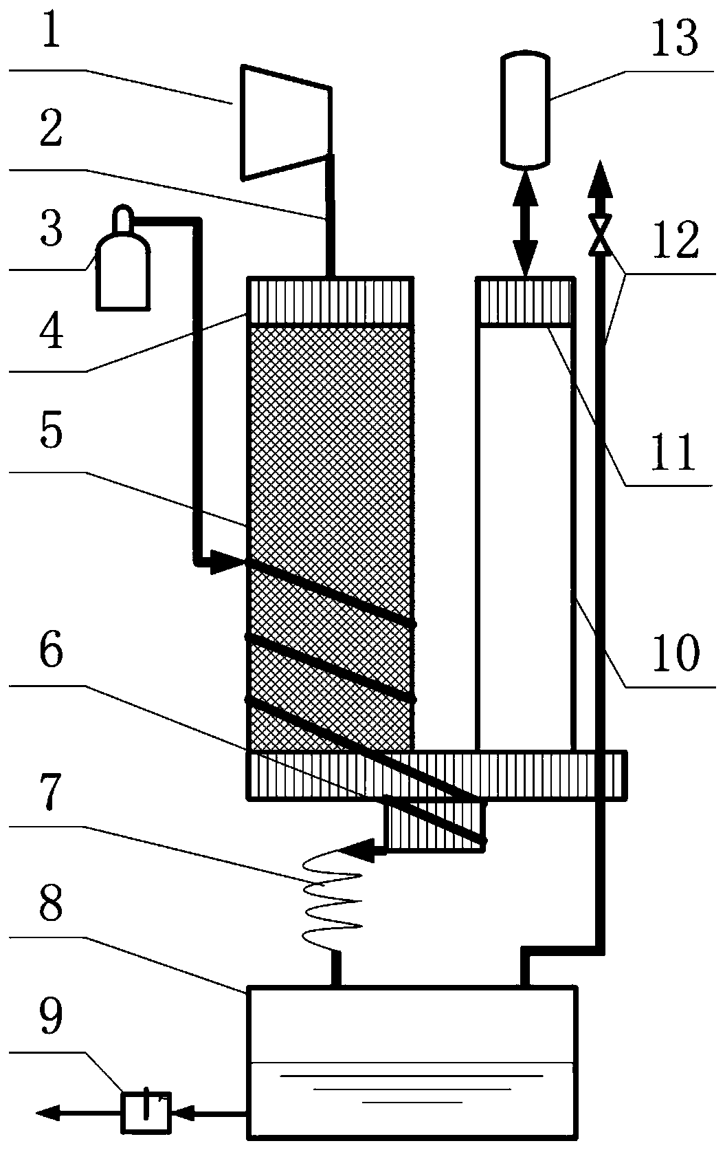 A regenerative refrigerator with built-in liquefier