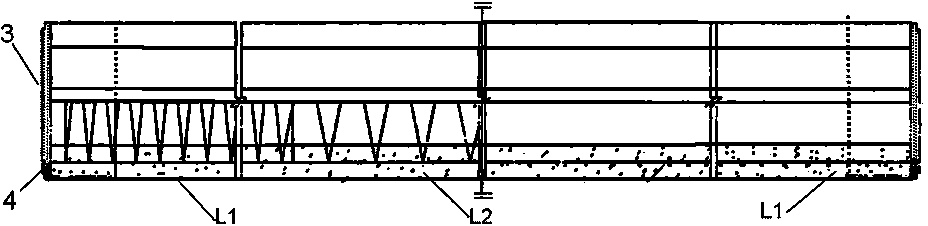 Pre-tensioning method prestress concrete cut-corner pile