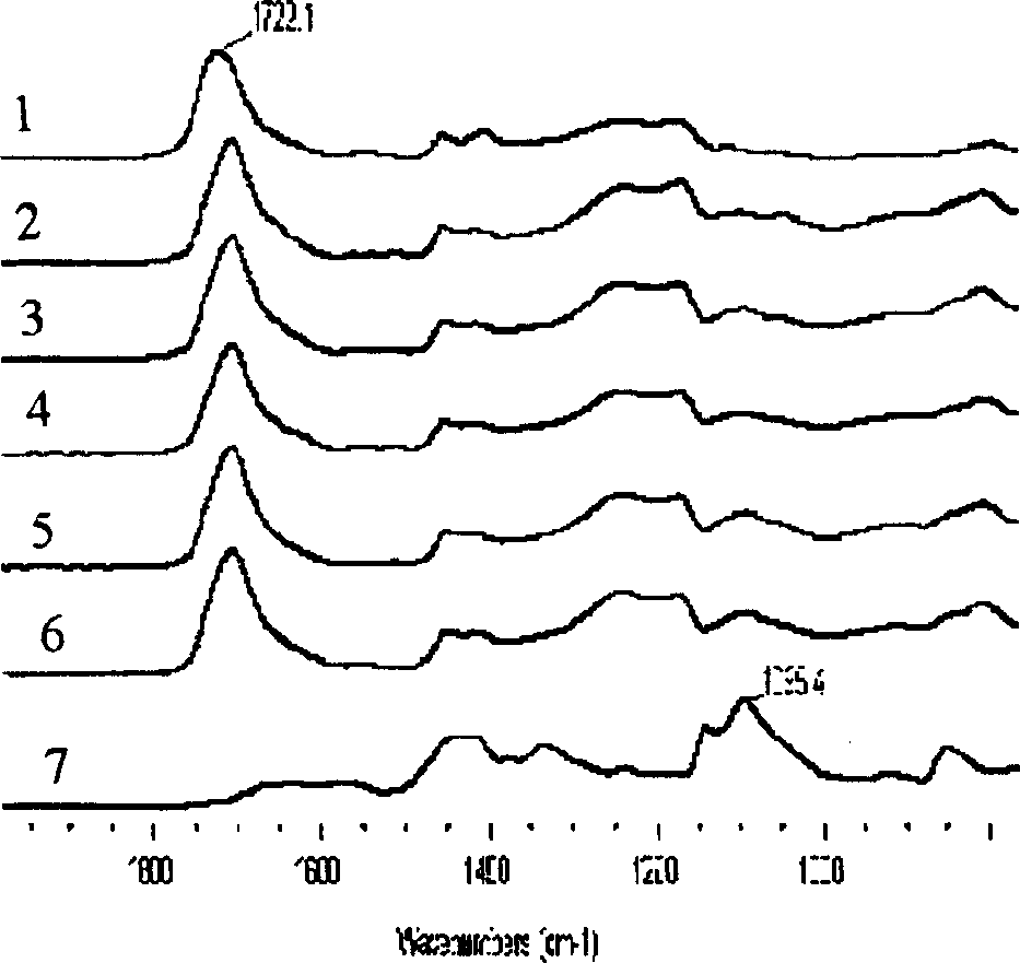 Method for preparing polymer gradient material by using electric field
