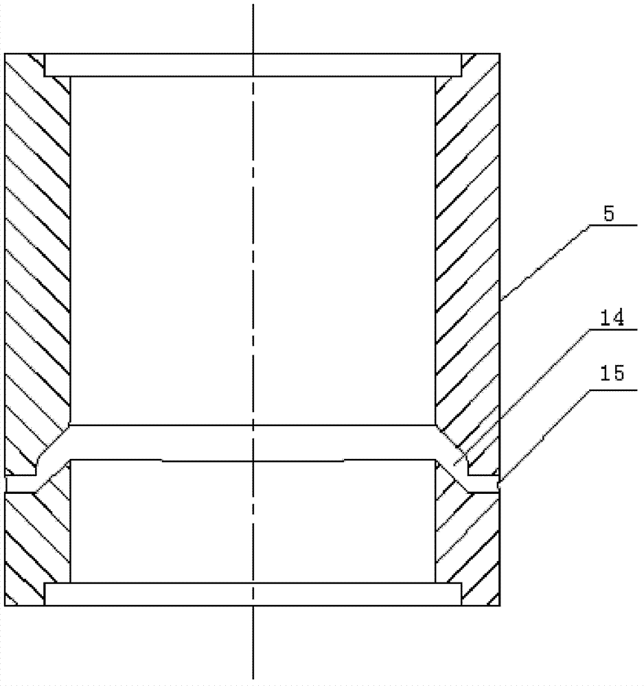 Drainage-type preparation chromatographic column