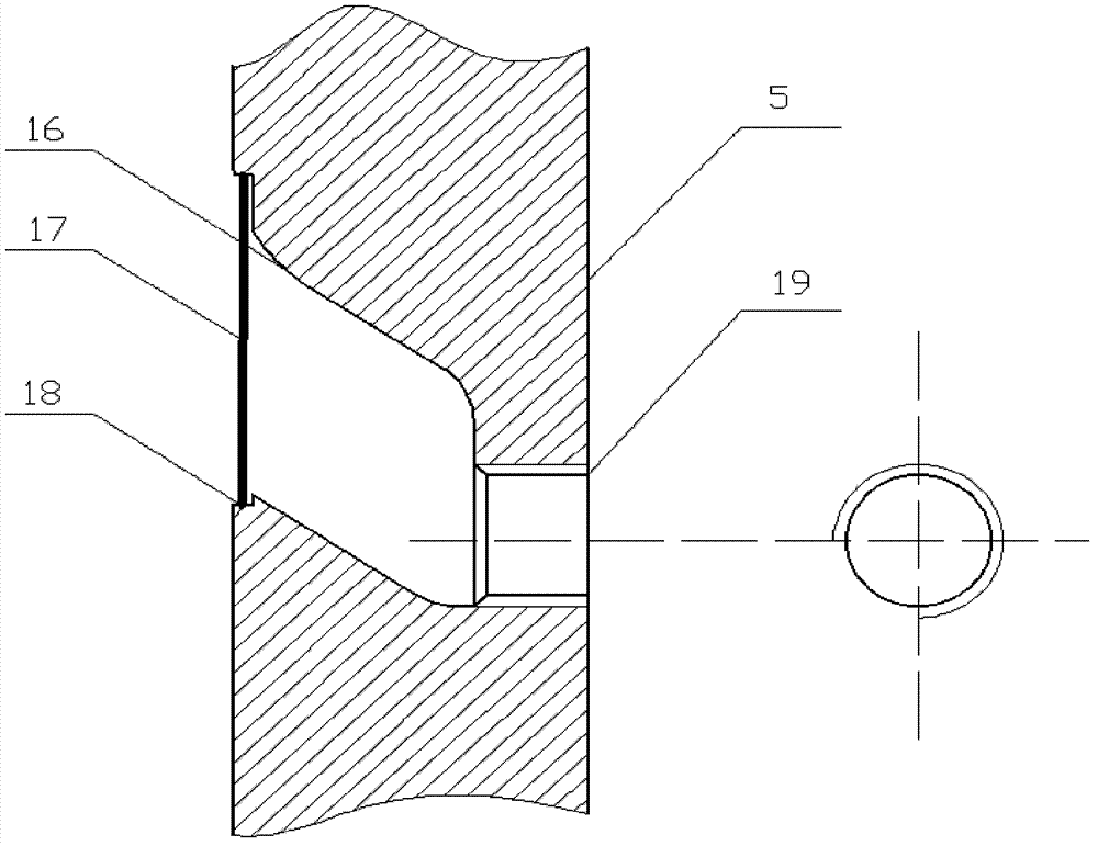 Drainage-type preparation chromatographic column