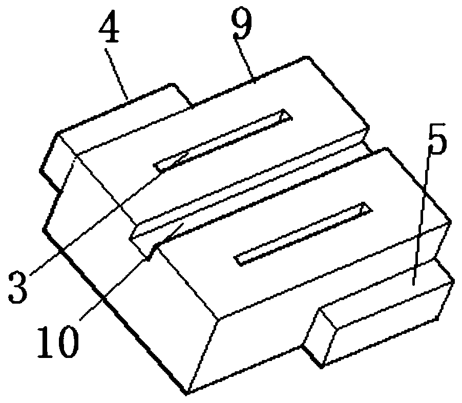 Laying method for applying separated building blocks to reservoir revetment