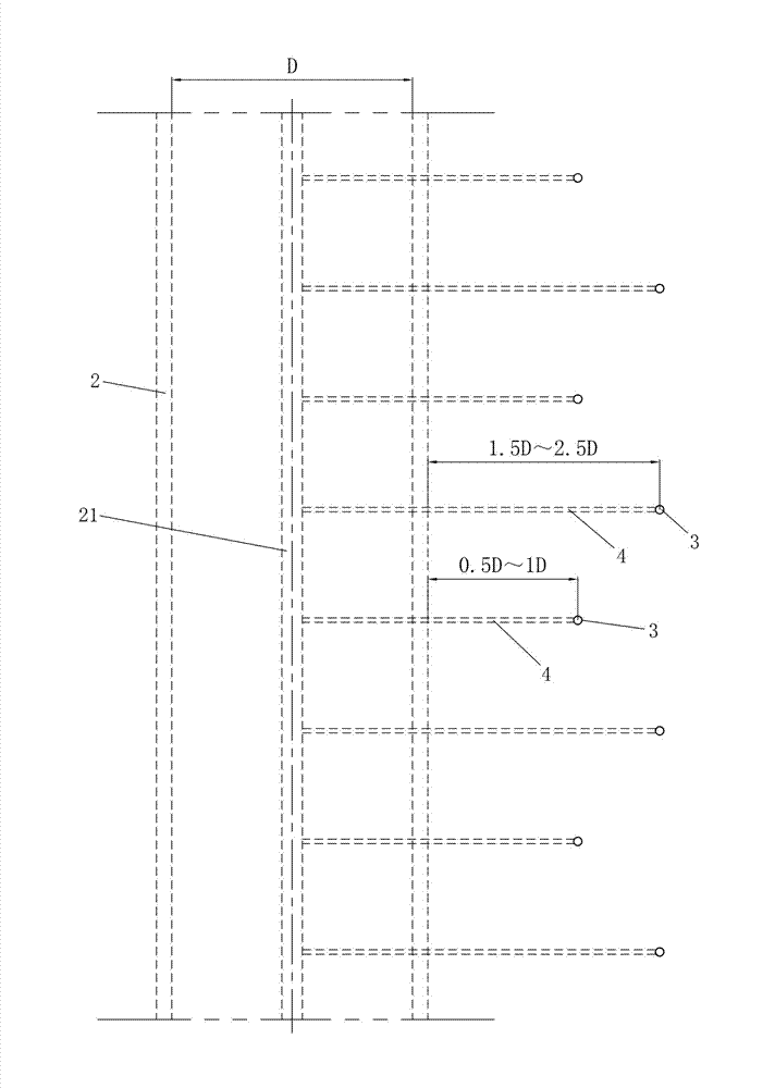 Tunnel drainage structure applicable to water-rich strata under unsymmetrical pressure and construction method thereof