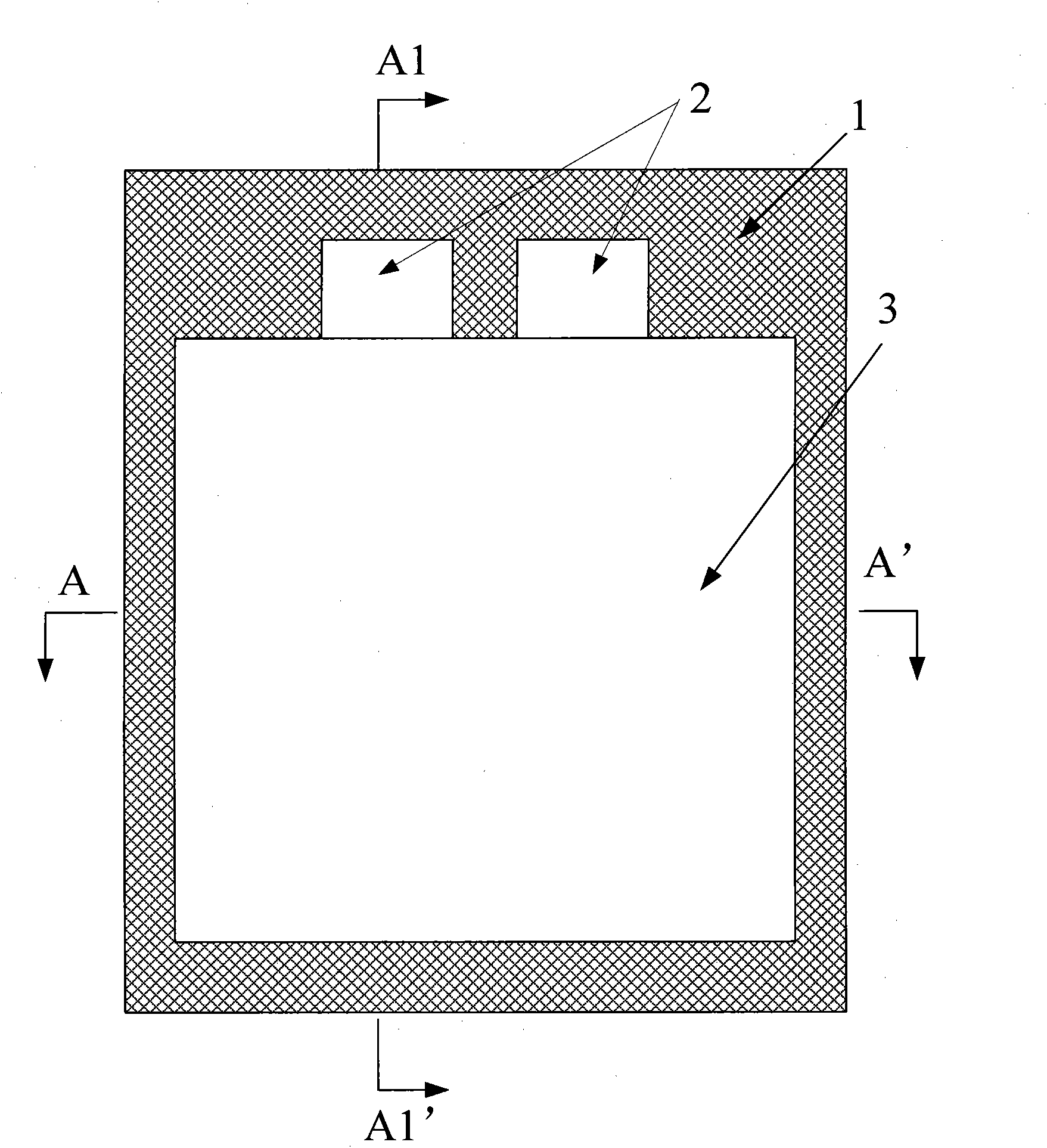 Passive anode of direct methanol fuel cell based on MEMS (Micro-electromechanical Systems) and manufacturing method thereof