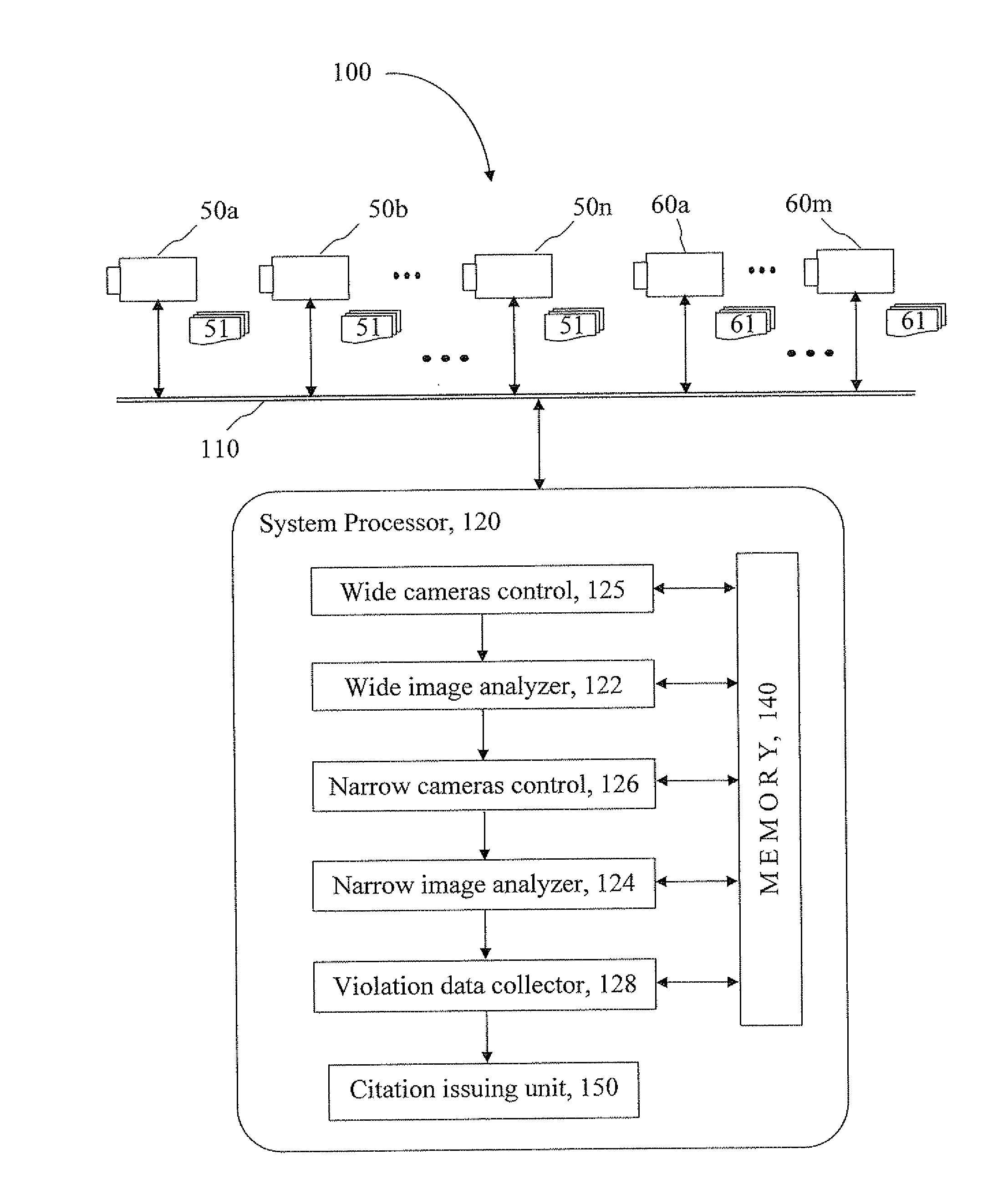 System and method for detecting and recording traffic law violation events