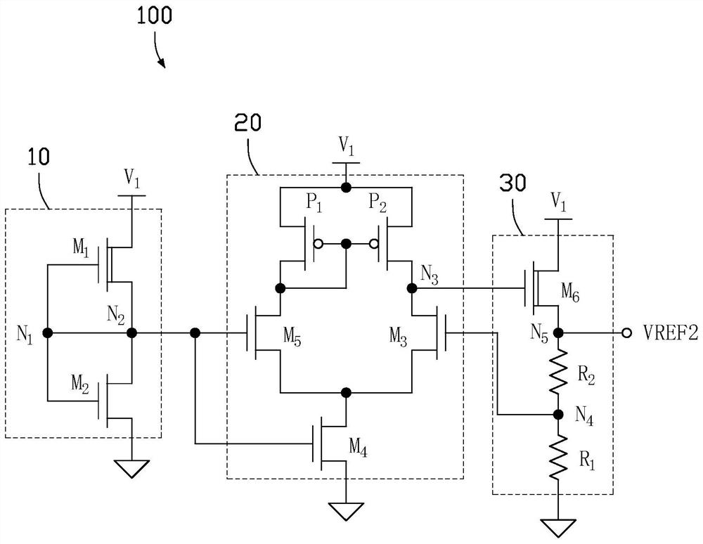 Band-gap reference voltage source circuit and electronic equipment