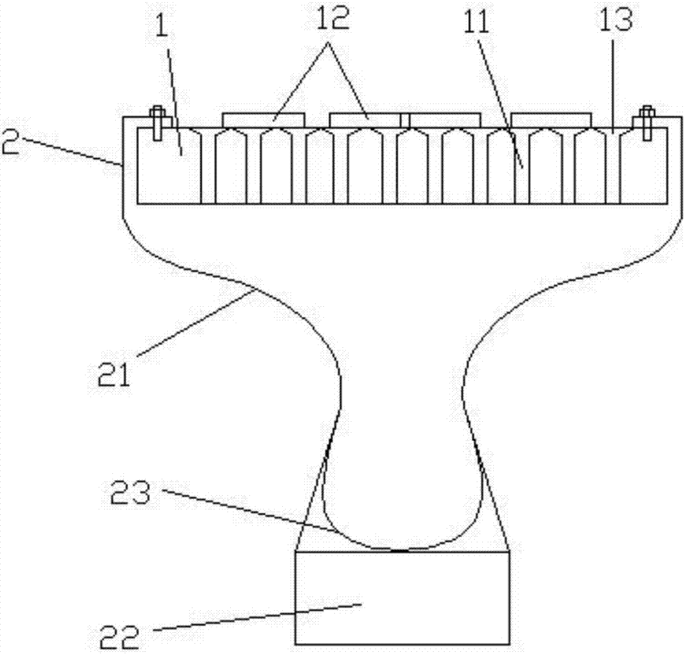 Novel material grinding tool