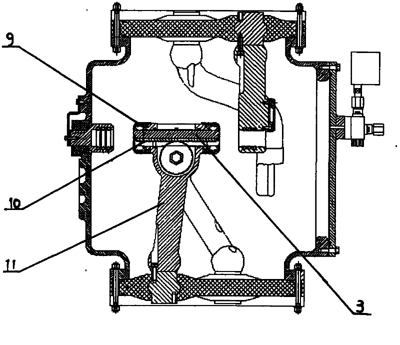 Three-working-position isolation switch