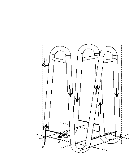 Diagonal bracing type loop reactor