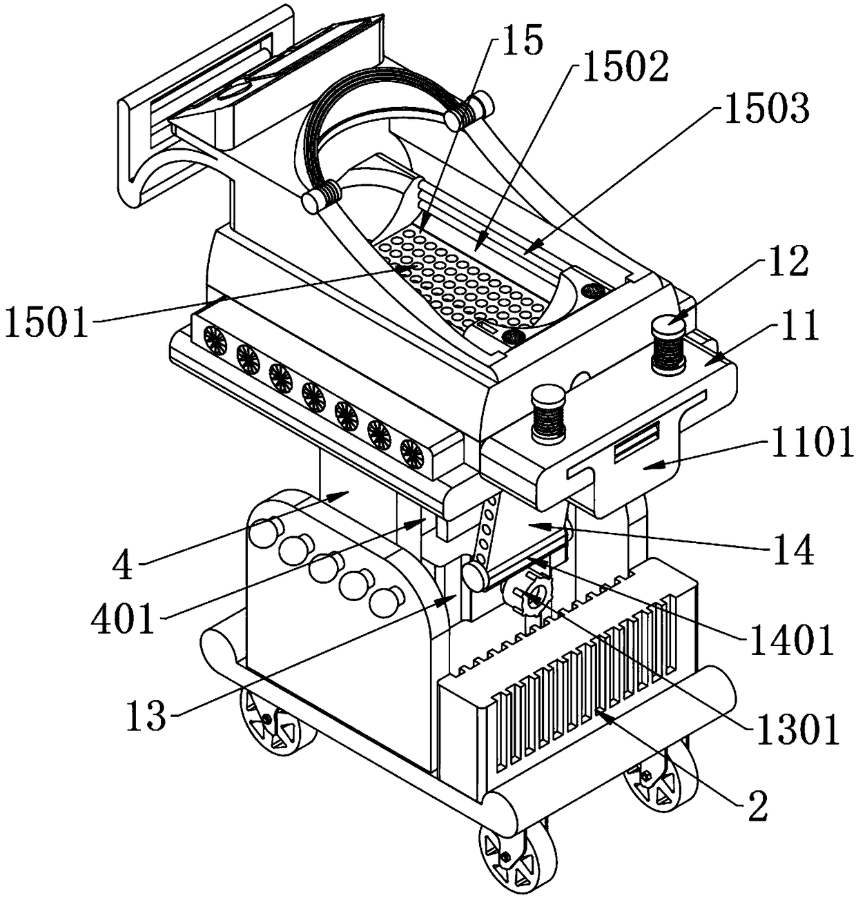 Intelligent bed used for infant care