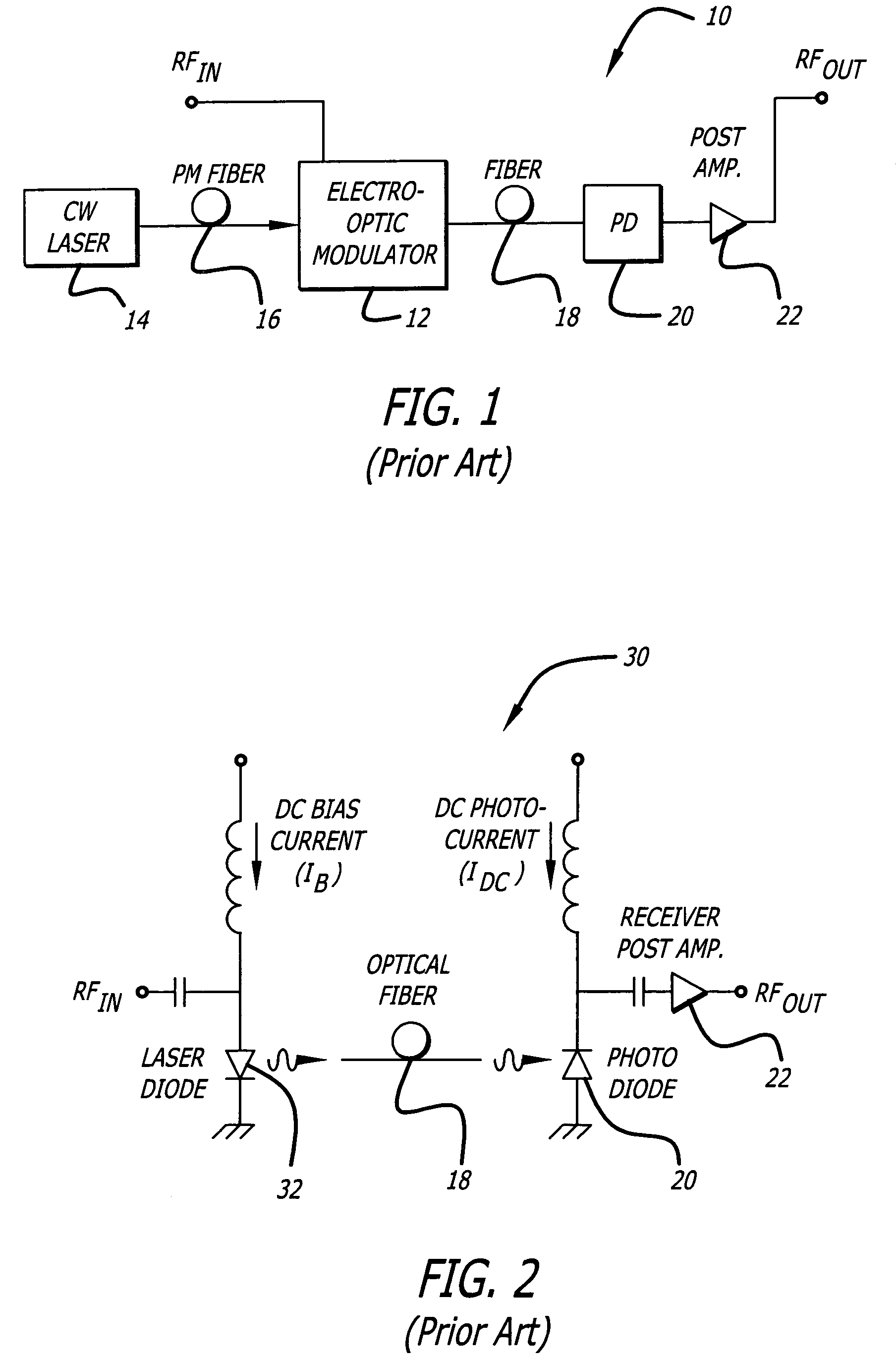 System and method for reducing interferometric distortion and relative intensity noise in directly modulated fiber optic links