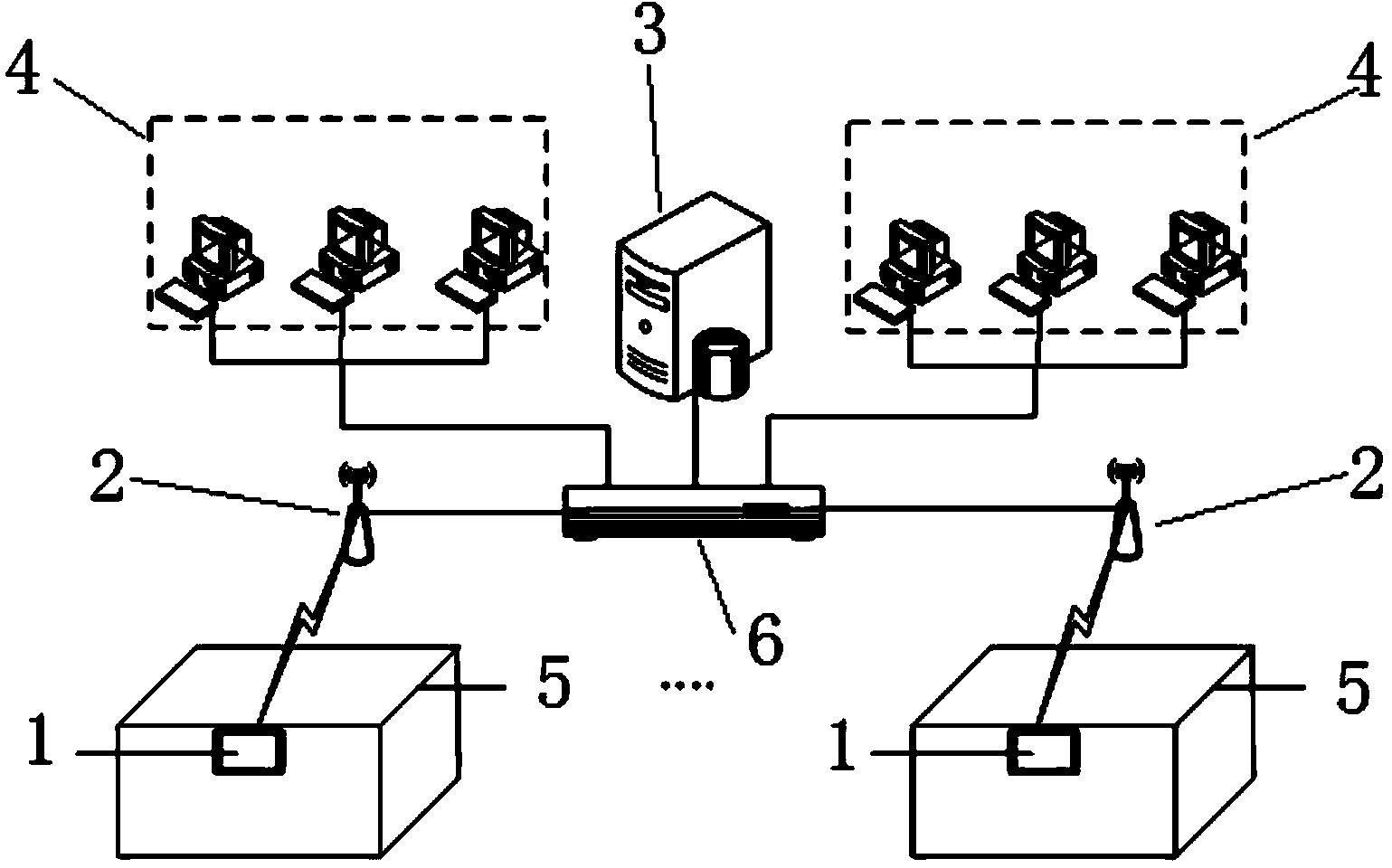 Wireless digital terminal based real-time monitoring system and method for machined work-in-process parts