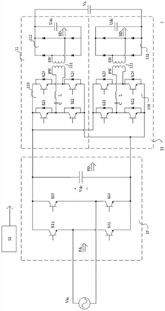 ac-dc power converter and method for same