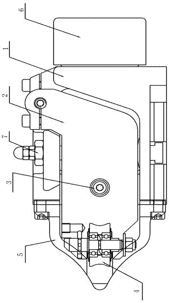 Fixed high-speed-wire high-speed-area guide and guard device