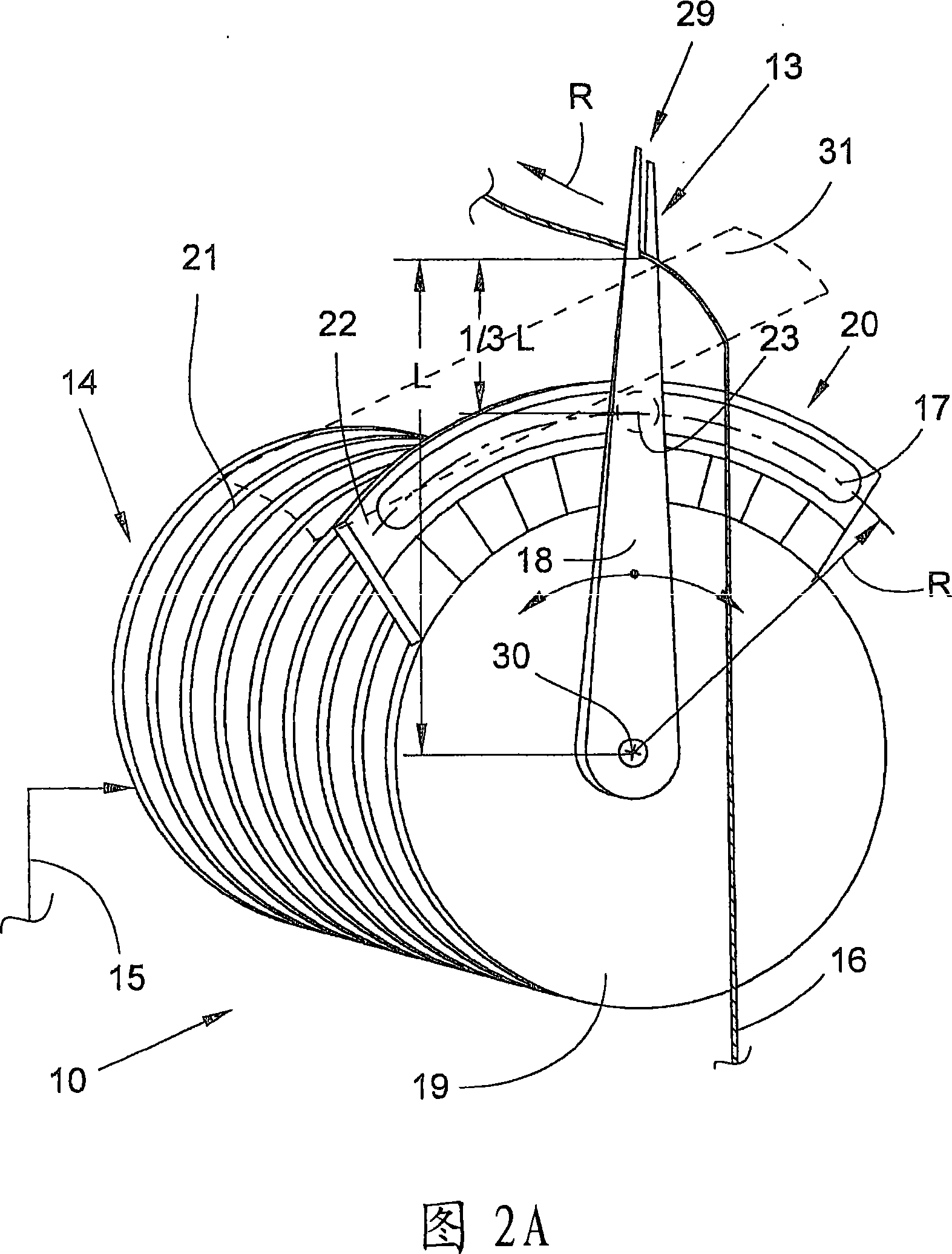 Thread traversing device for a winding device in a textile machine producing crosswound bobbins