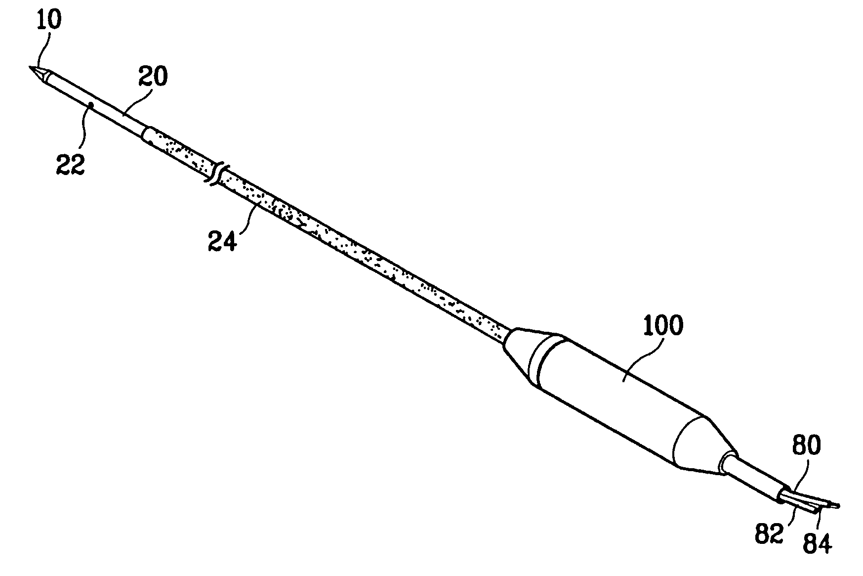 Electrode for radiofrequency tissue ablation