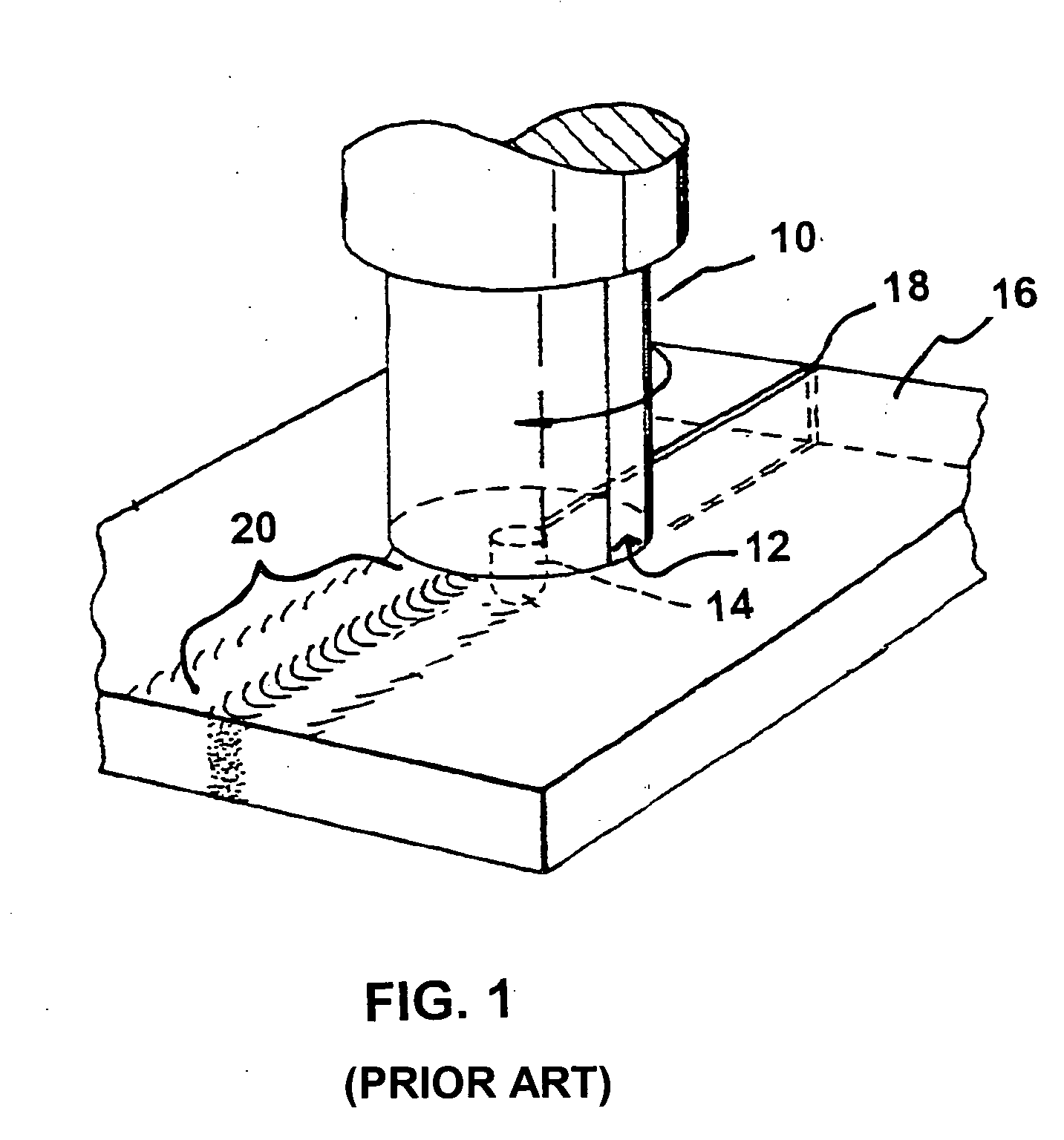 Single body friction stir welding tool for high melting temperature materials