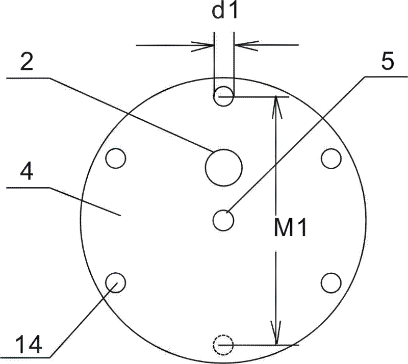 Non-contact type level gage mounting method