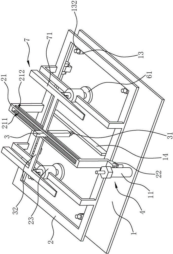 Building tile cutting device