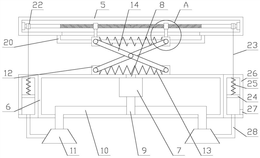 A handling robot with high stability for glass production