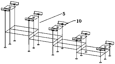 A slope type anti-wave fish artificial breeding and spawning device