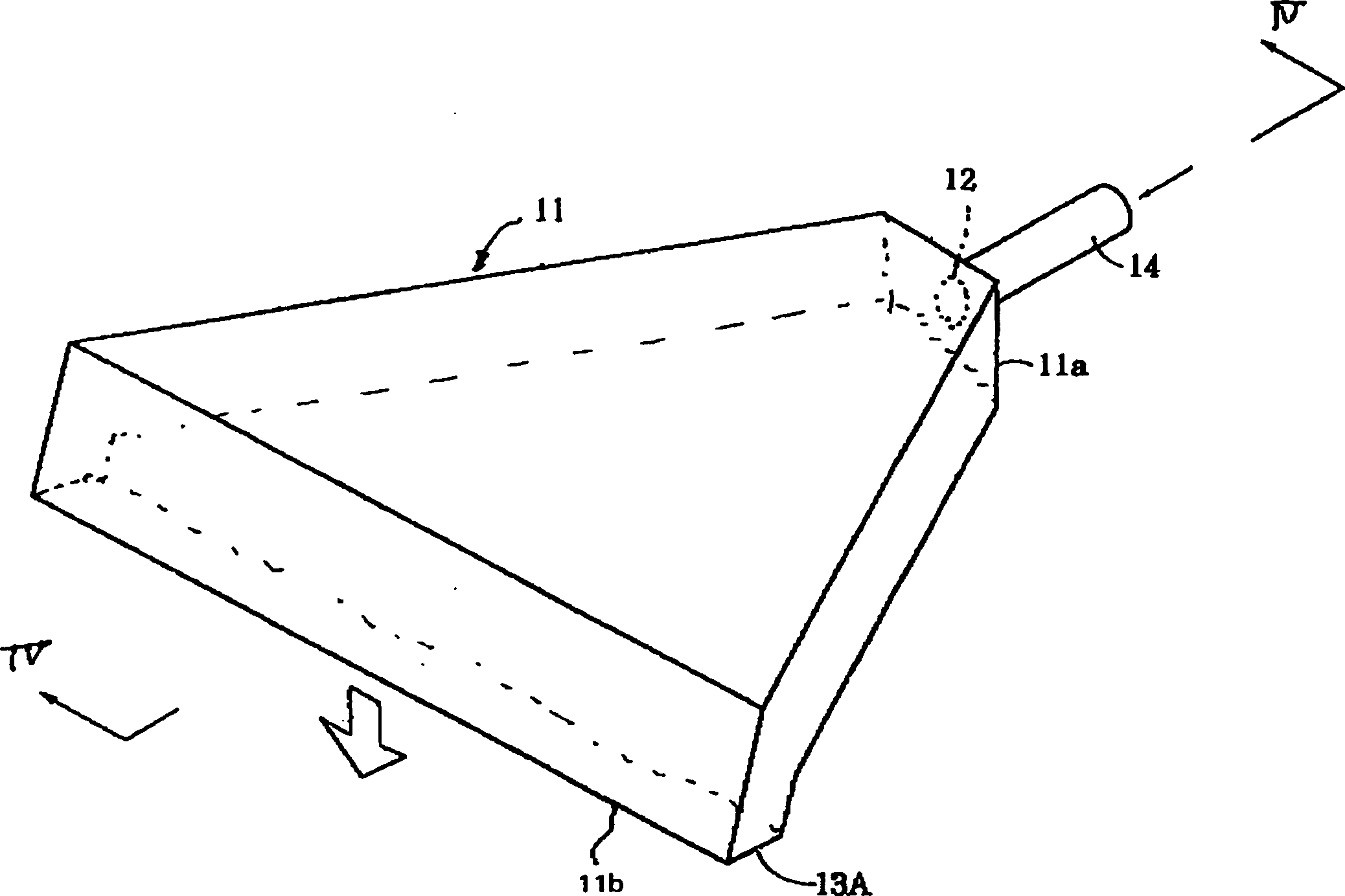 Gas shielded welding device