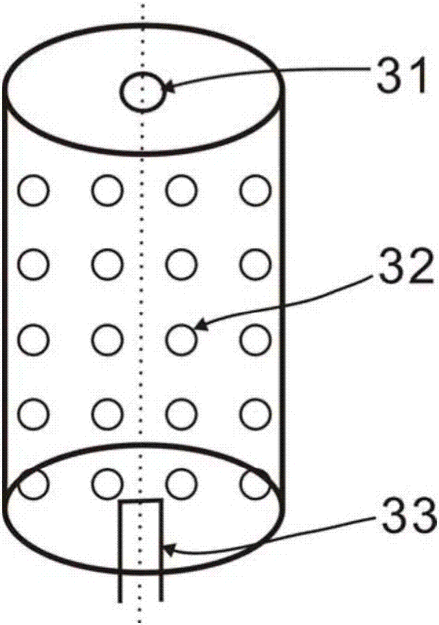 A bubble electrospinning system for preparing composite fiber materials