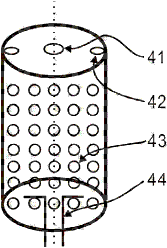 A bubble electrospinning system for preparing composite fiber materials