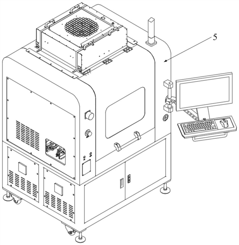 Full-automatic chip single-point tin removal equipment