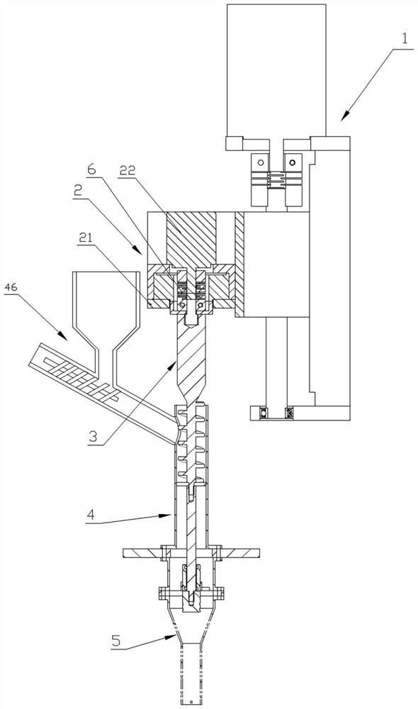 Feed pressure assembly for ultrasonic plasticizing system