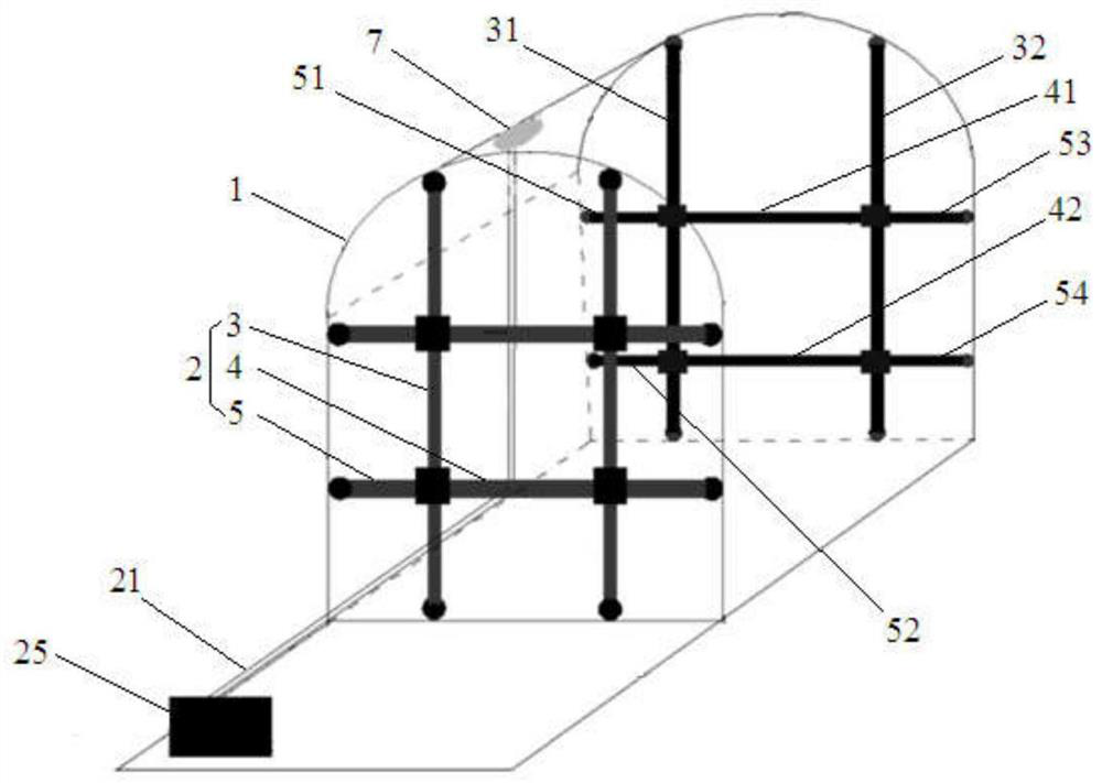 An underground fast fireproof and anti-explosion pressure-bearing closed composite structure and its implementation method