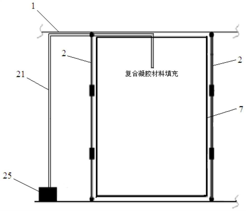 An underground fast fireproof and anti-explosion pressure-bearing closed composite structure and its implementation method