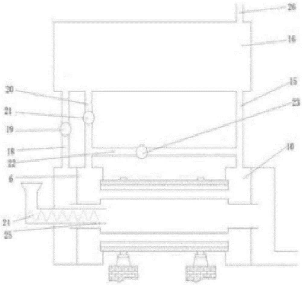 Rotary carbonizing furnace