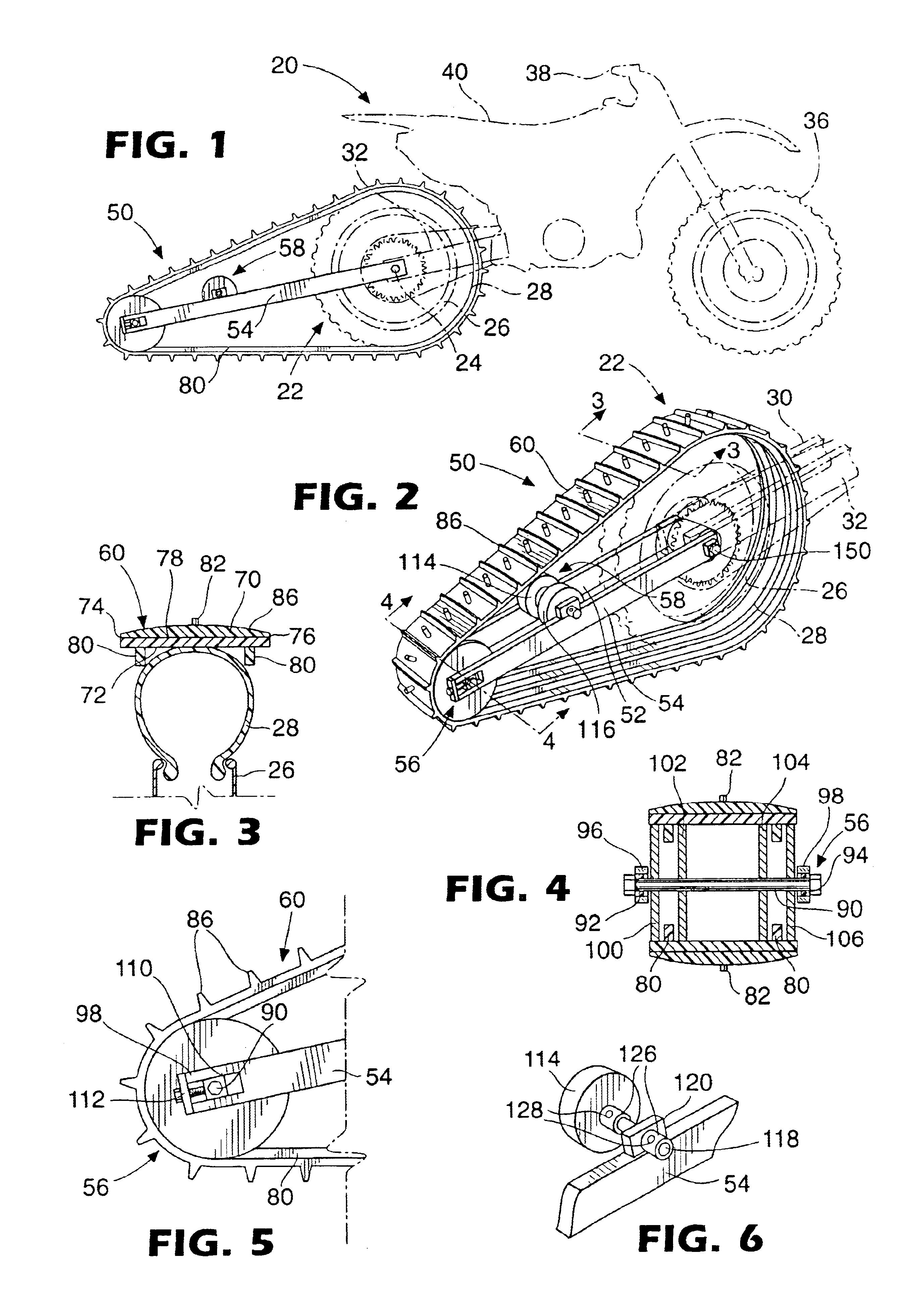 Motorcycle traction accessory device