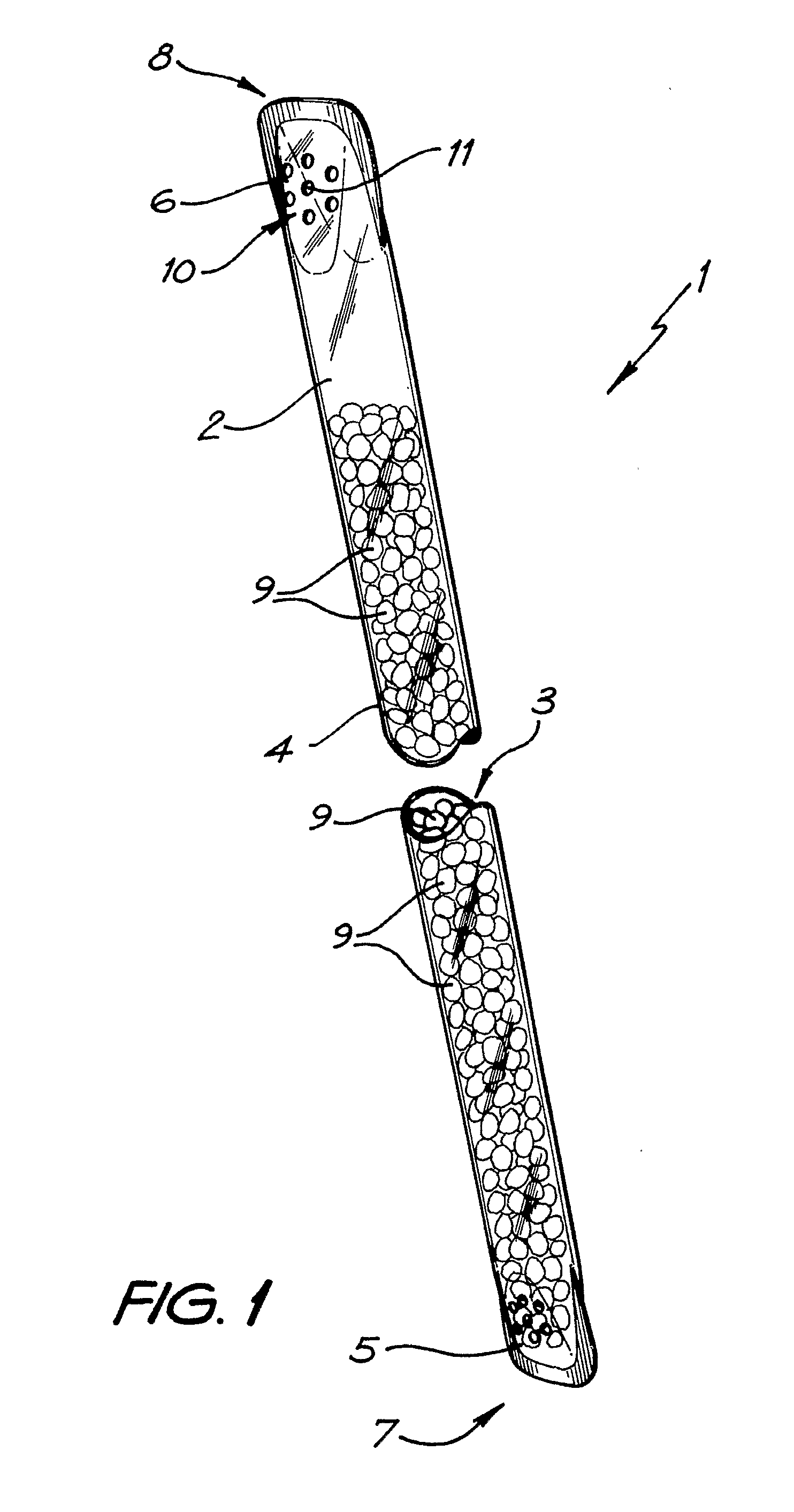 Drinking straw with integral filters