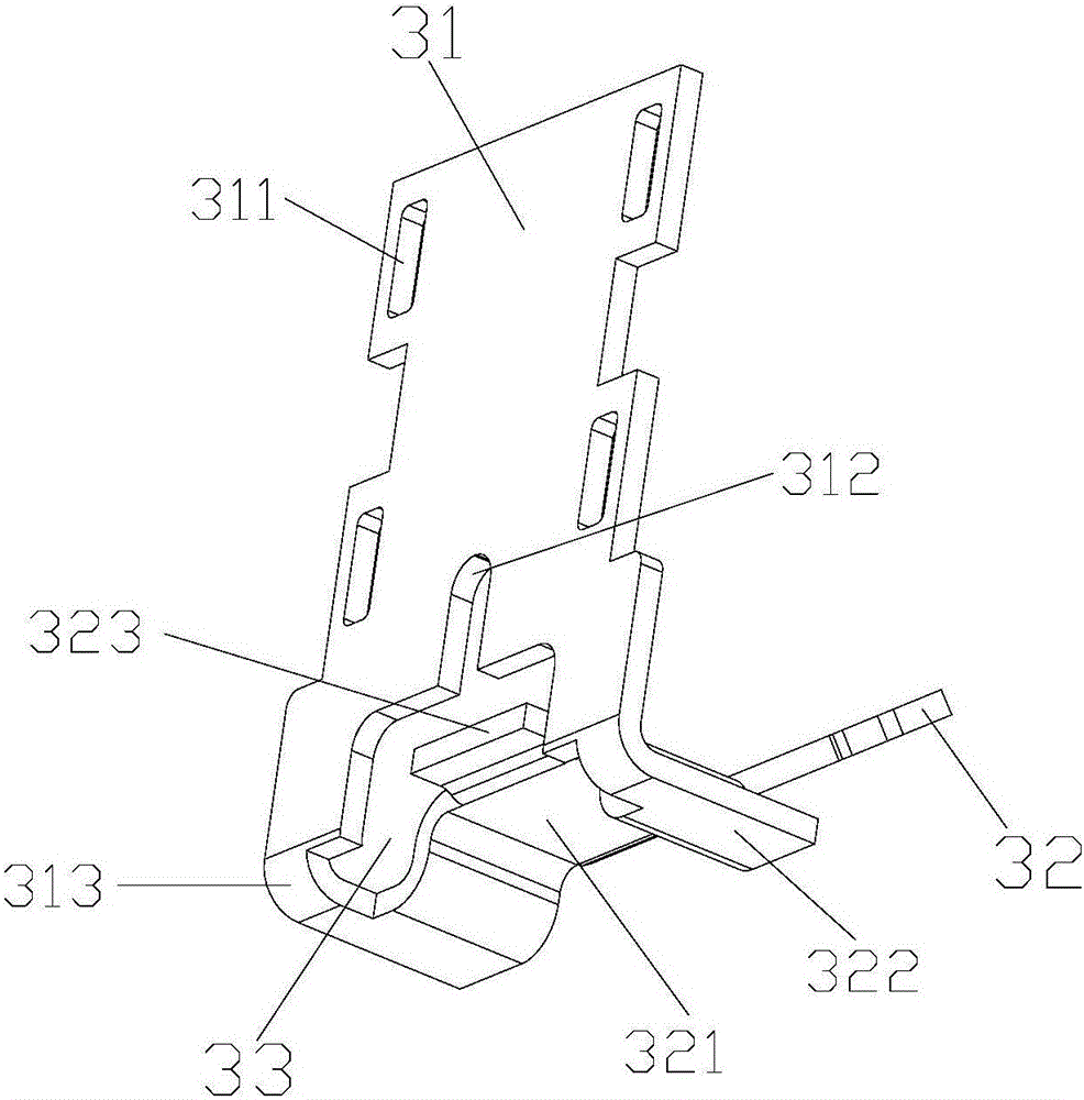 Skin stitching instrument with front-arranged nail bin plate